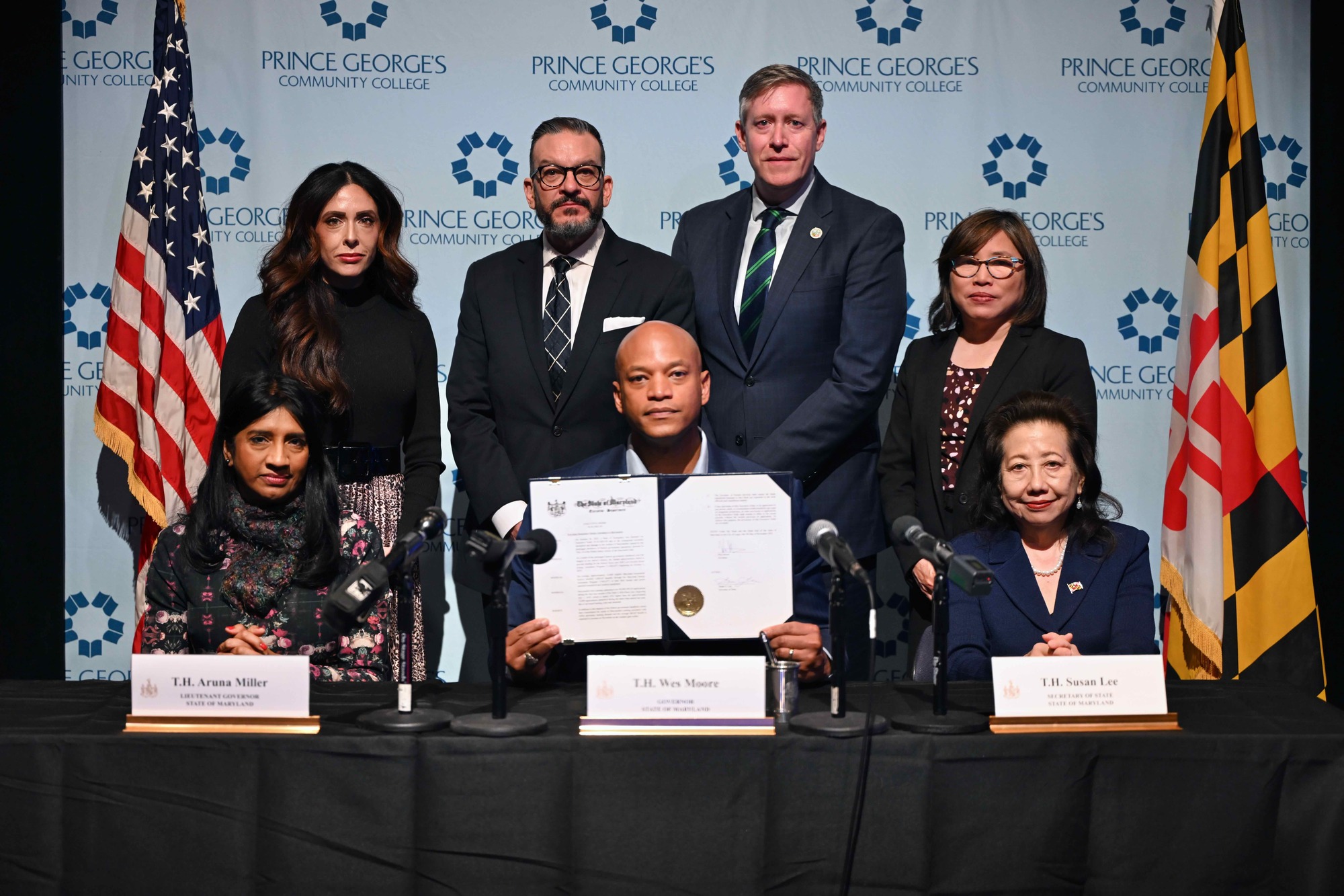 Group Photo with Governor Wes Moore with Cabinet Members