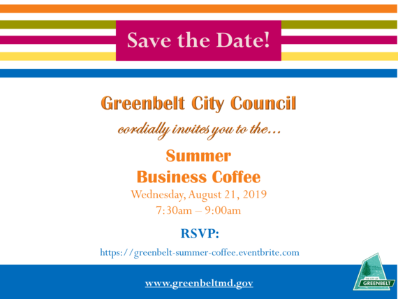Summer Coffee Save Date