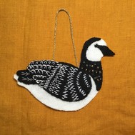 embroidered goose