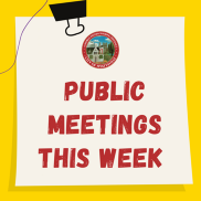 Public Meetings