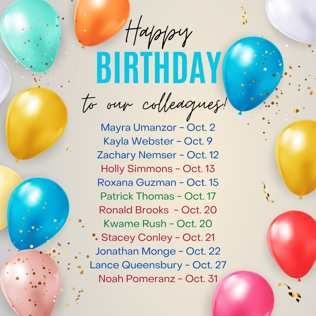 October Birthdays