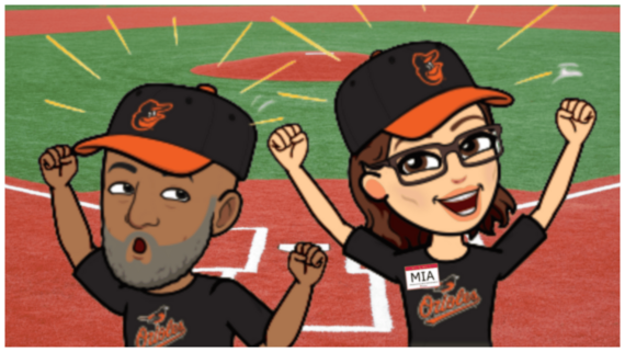 Character MIA and friend rooting for the Orioles