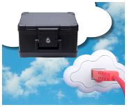 safe box and cloud storage