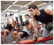 men working out