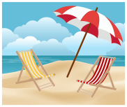 umbrellas on the beach