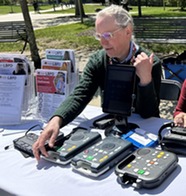 John Owen at an outreach