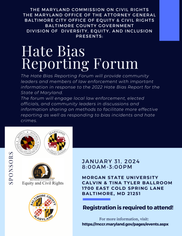 Hate bias forum @ Morgan State University