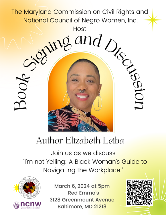 Book Signing and Discussion w Elizabeth Leiba