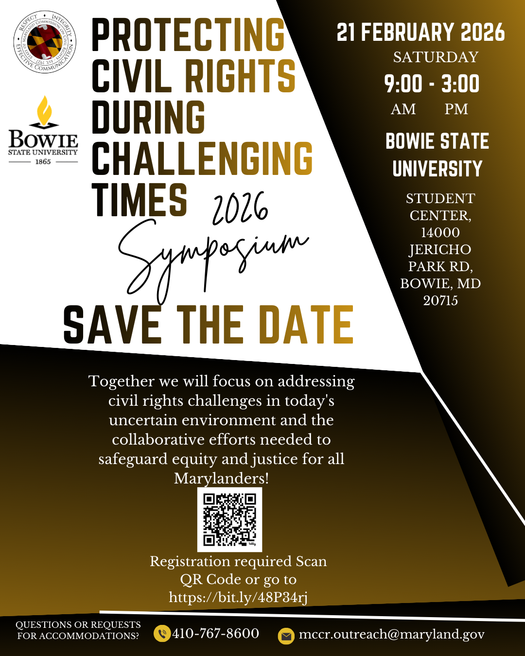 2026 Protecting Civil Rights During Challenging Times Symposium Flyer