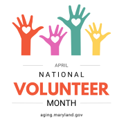 National Volunteer Month Graphic