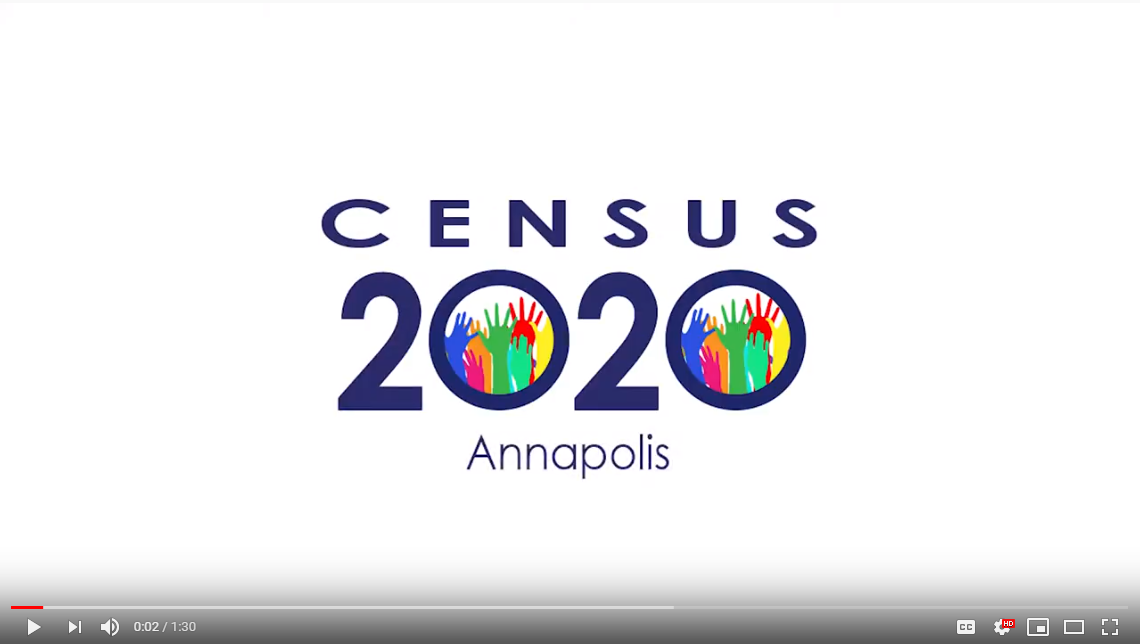 New Video: Census 2020 Annapolis - Get Counted