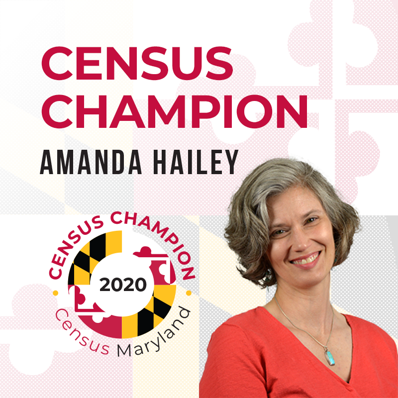 Amanda Hailey Census Champion