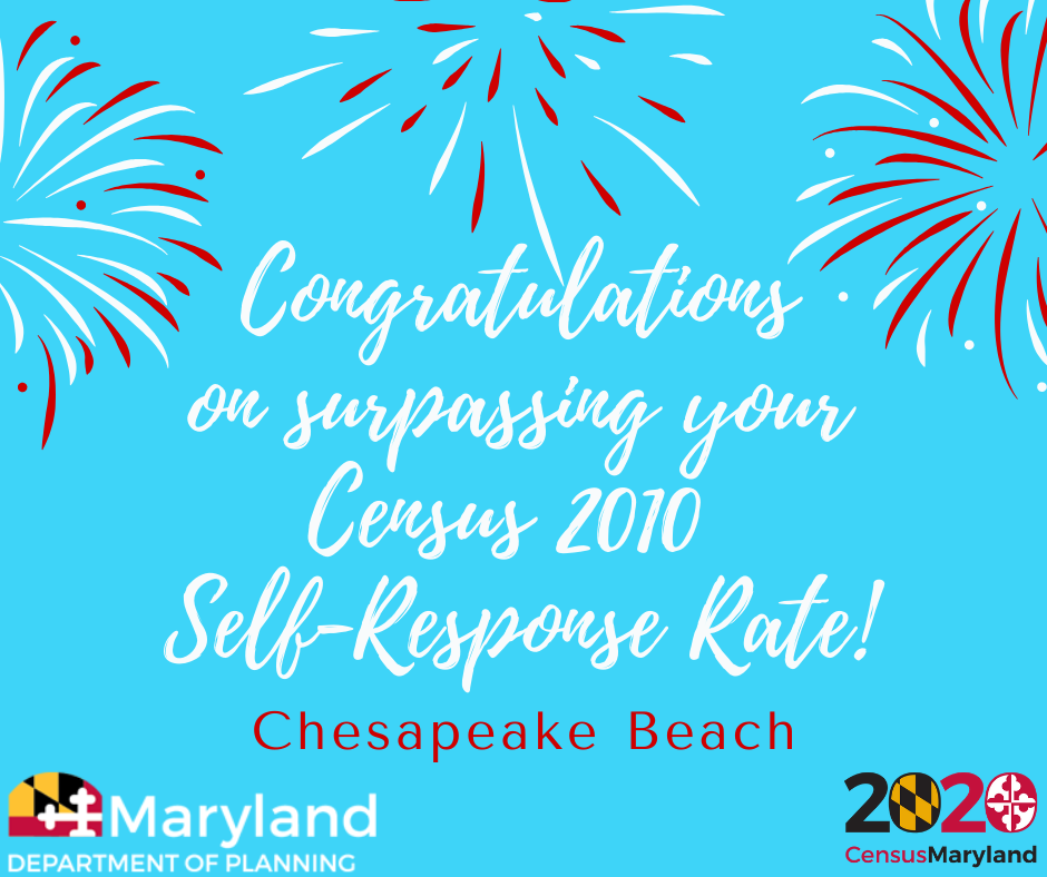 chesapeake beach surpasses 2010 response rate