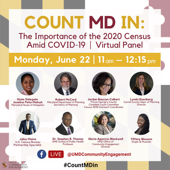 Count MD In: The Importance of the 2020 Census Amid COVID-19 | Virtual Panel A Facebook 