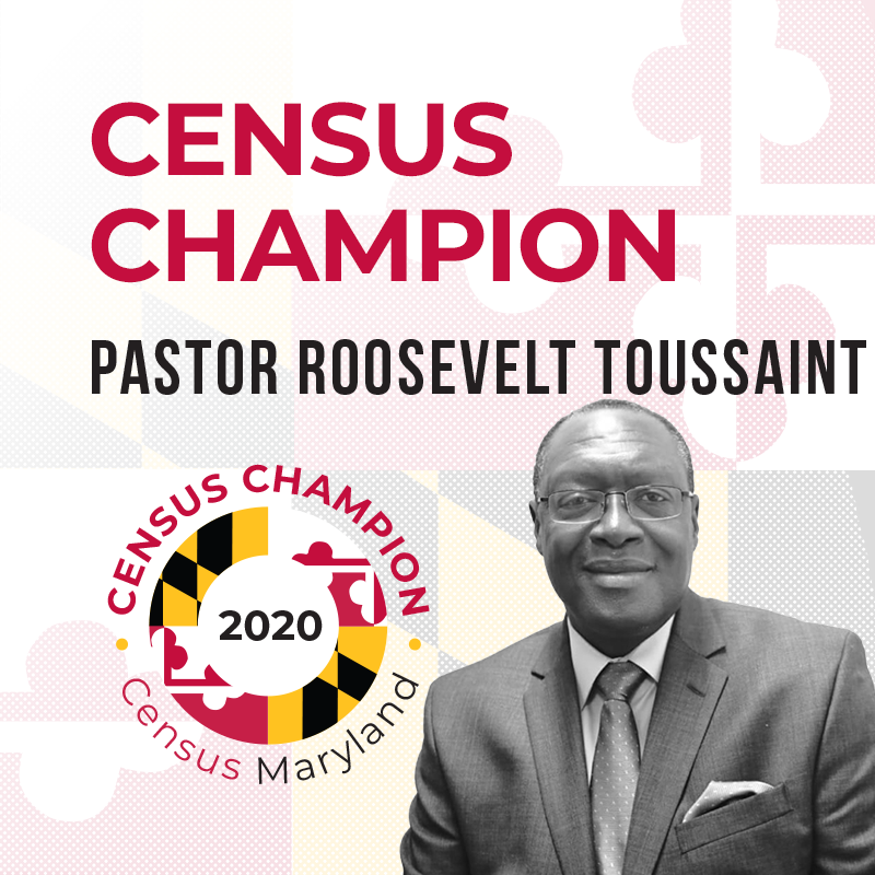 Pastor Roosevelt Toussaint, Census Champion