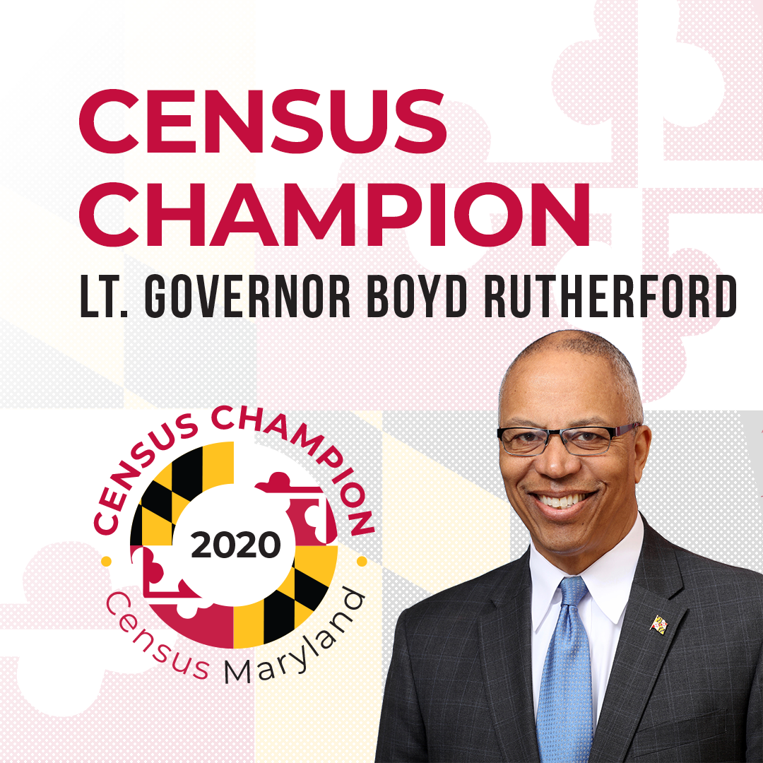 Census Champion Lt. Governor Boyd Rutherford