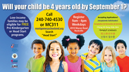 Head Start Recruitment Sign July 2018
