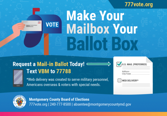 make your mailbox your ballot box