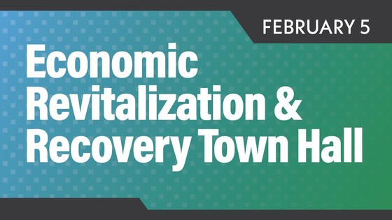 Economic Revitalization and Recovery Live Town Hall 