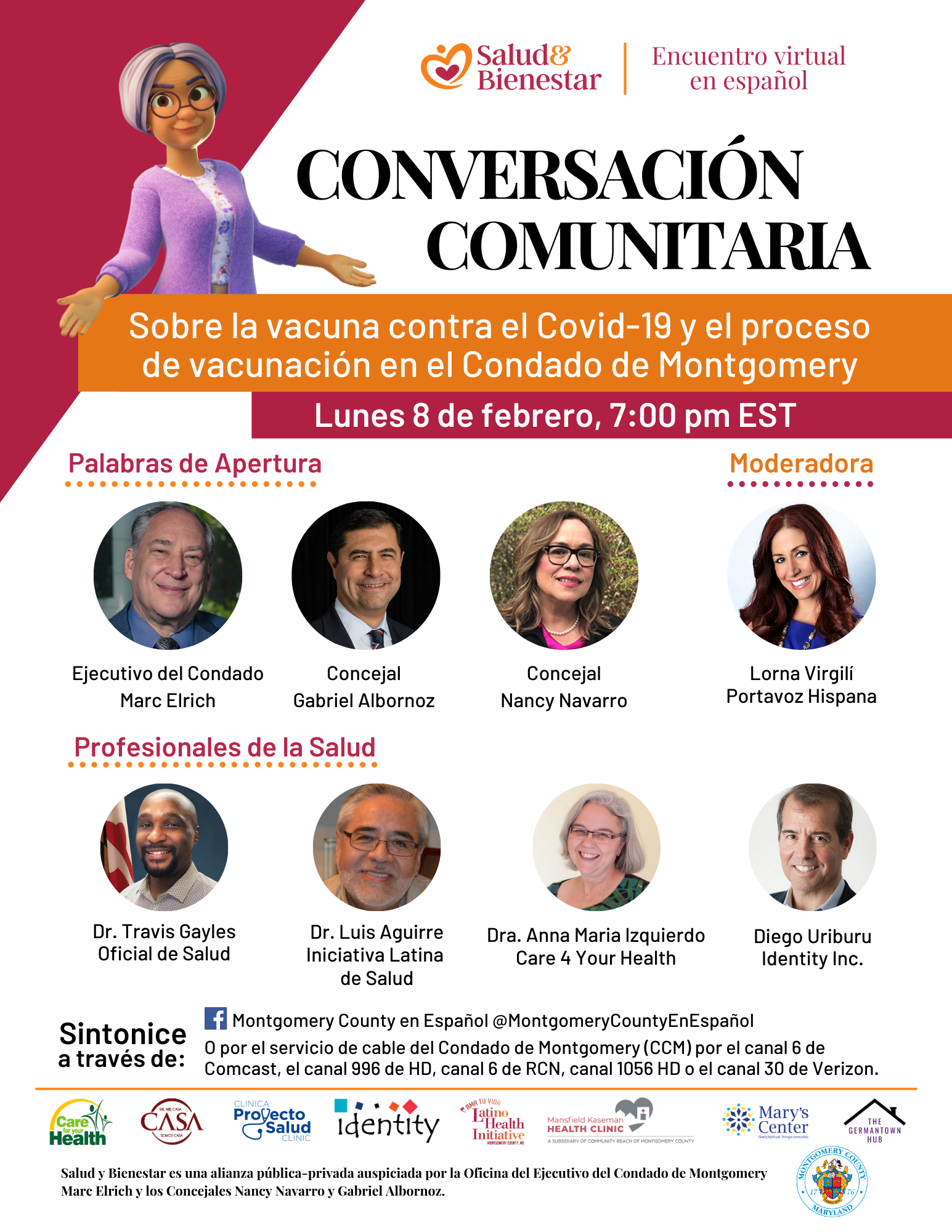 Encuentro virtual en español CONVERSACIÓN COMUNITARIA