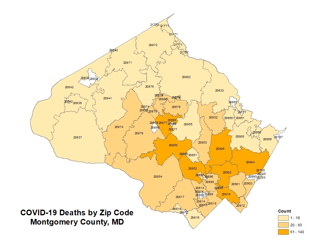 covid-19 deaths by zip code