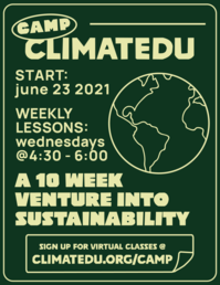 Climatedu Camp ad