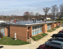 Solar on roof of St. Jude Regional Catholic School