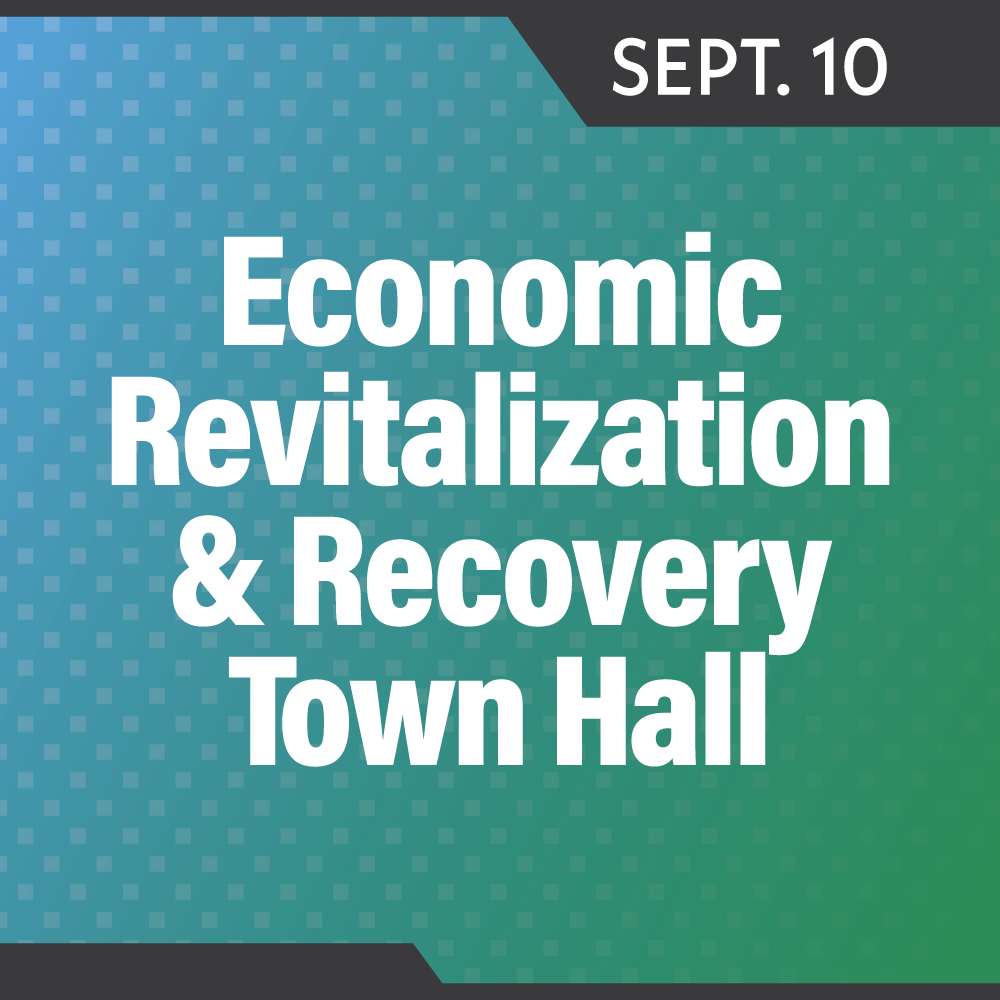 economic revitalization and recovery town hall