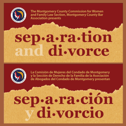 Separation and Divorce Flier