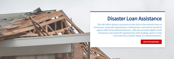 SBA disaster loan assistance