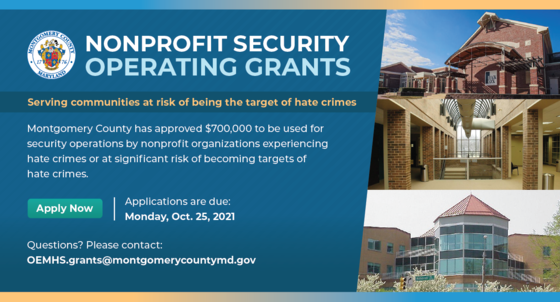 Deadline for Nonprofits to Apply for Support Security Grants Extended to Monday, Oct. 25