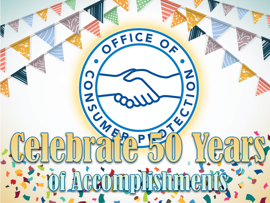 consumer protection celebrate 50 years of accomplishments