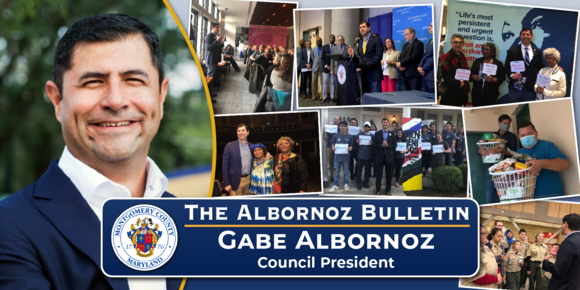 The Albornoz Bulletin: Gabe Albornoz Council President
