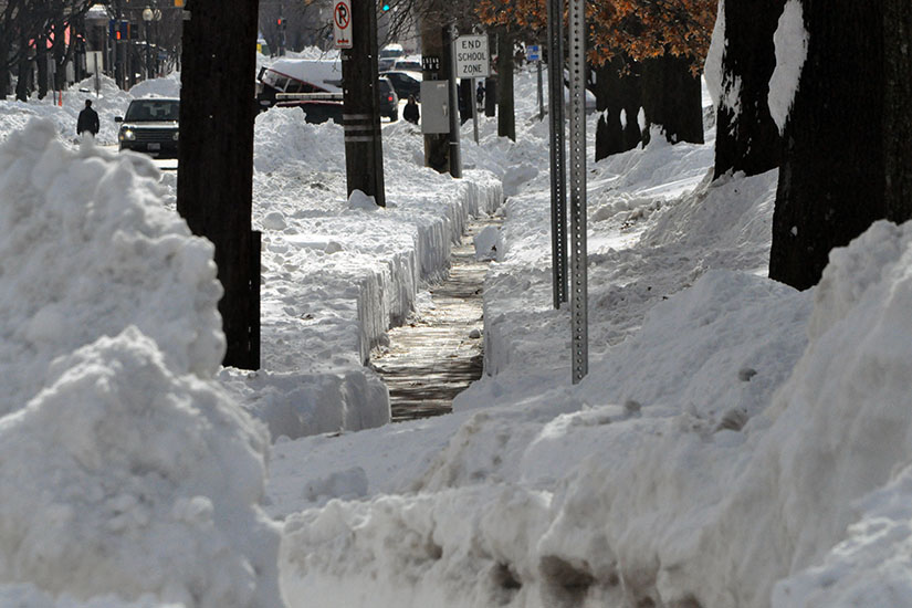 Snowy Sidewalks