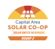 Logo for Round 2 of the capital area solar co-op 