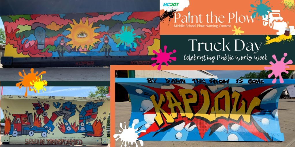Winners of ’Paint the Plow’ Middle School Snowplow Naming Art Contest Announced 