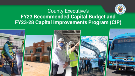 County Executive Elrich Releases Recommended FY 24 Capital Budget and Amendments to FY23-28 Capital Improvement Program 