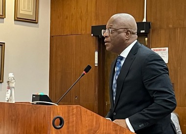 Dr Johnson testifying to MD Legislature