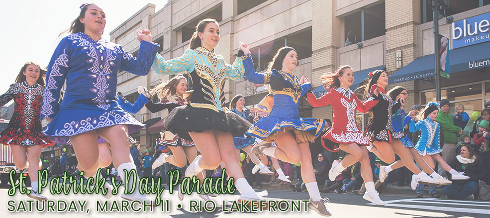 St. Patrick’s Day Parade Will Stride Off on Saturday, March 11, at rio in Gaithersburg 