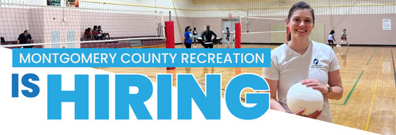 Montgomery County Recreation is Hiring; Job Fairs Scheduled in March, April and May  