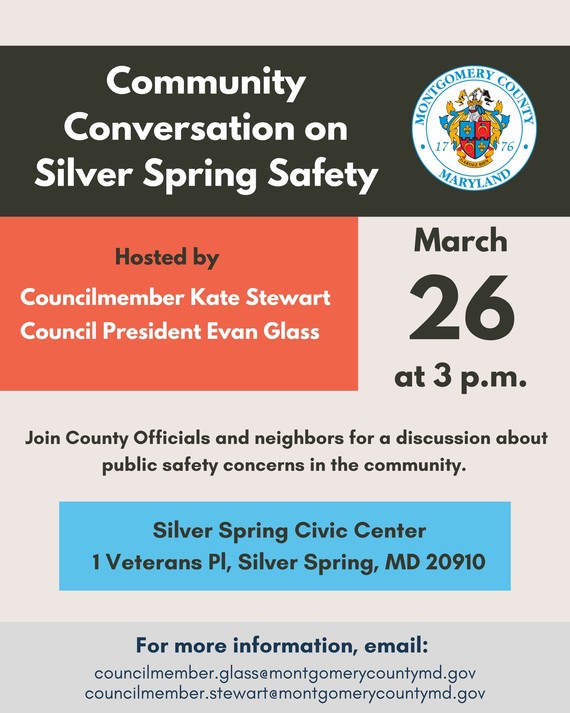 Public safety town hall infographic