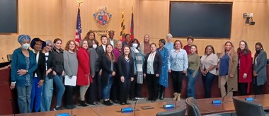 Community Advocacy Institute participants at County Council