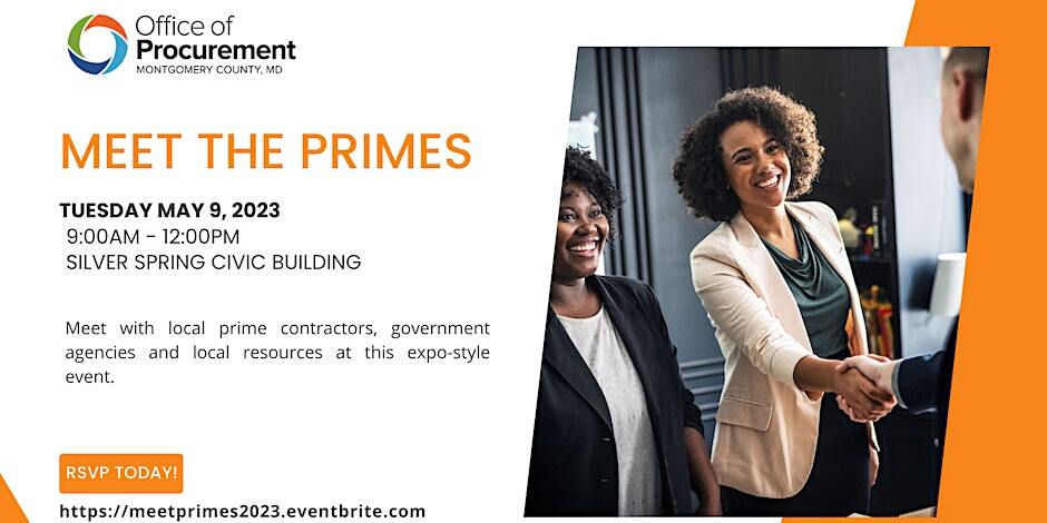 Office of Procurement ‘Meet the Primes’ Expo on Tuesday, May 9