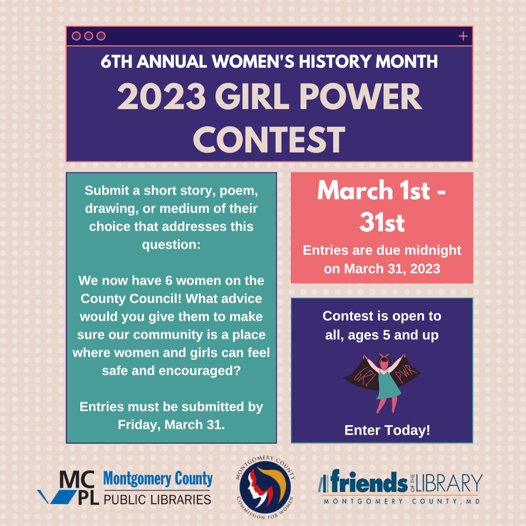Winners of Sixth Annual Commission for Women’s ‘Girl Power Contest’ Announced 