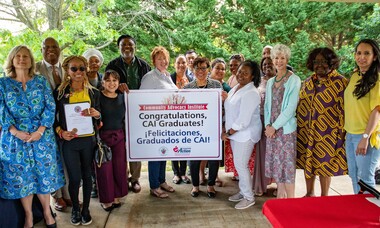 CAI grads and Community Action Board
