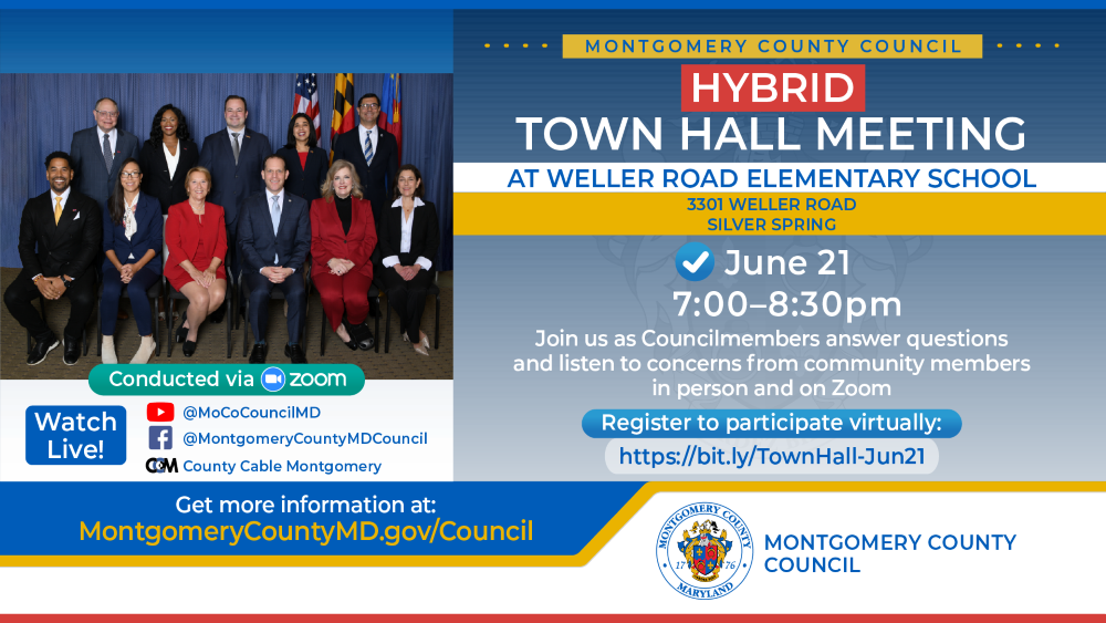 Council town hall infographic June 21