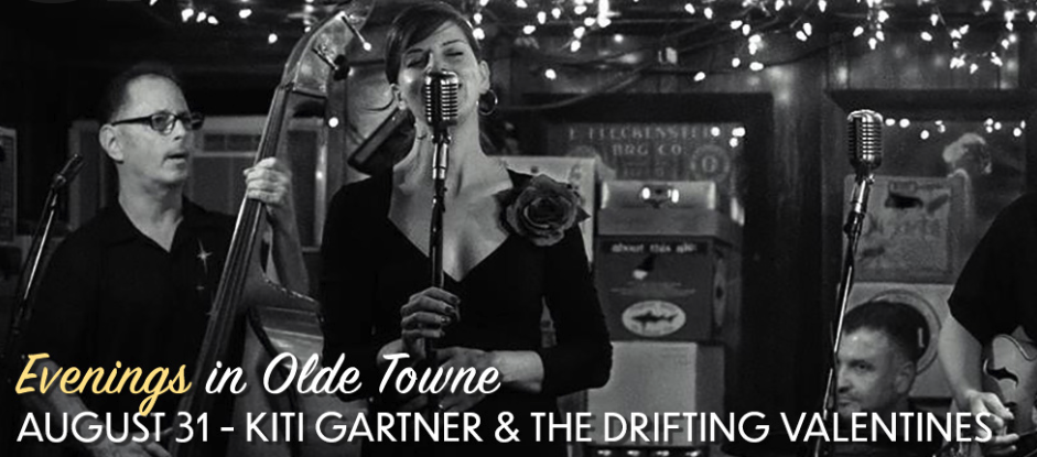 Evenings in Olde Towne Gaithersburg Concert Series Will Conclude with Western Swing ‘Kiti Gartner and the Drifting Valentines’ on Thursday, Aug. 31 