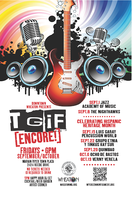 ‘Luis Garay Percussion World’ Will Headline Wheaton TGIF Encore Free Friday Fall Concert on Sept. 13 