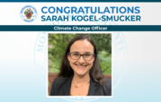  Sarah Kogel-Smucker as New Climate Change Officer
