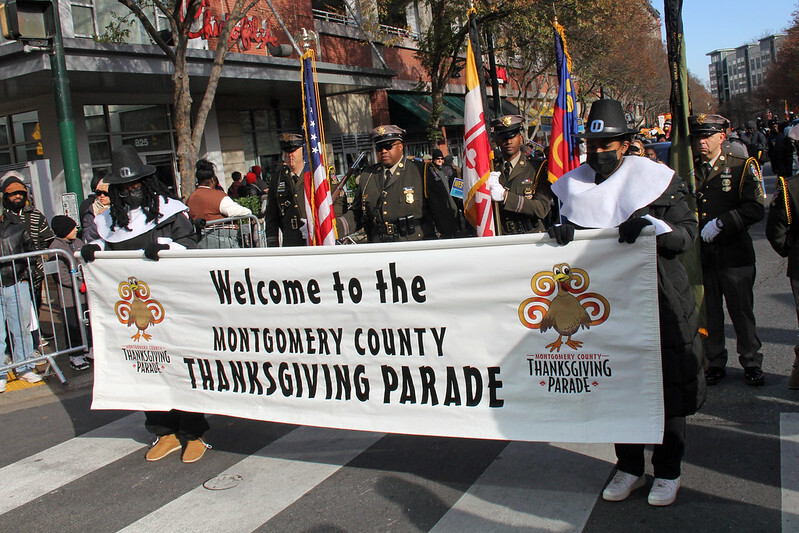 Thanksgiving parade banner
